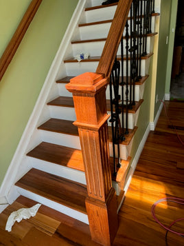 Project Tiger Wood Stair Tread  and Labor ...  ALL STAIR CASE Bridgewater NJ 21 Shields