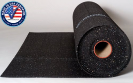 5mm QT Rubber 120 sqft per Roll Sound Inslation Rubber Subfloor