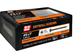 Grip Rite 2" Drywall Screws 1lb