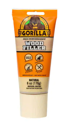 Gorilla Wood Filler Natural 6oz