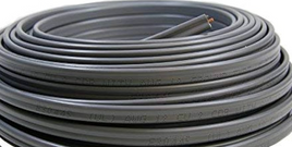 14/3 Gray Cable Neon-Marring Edger Per Line Foot