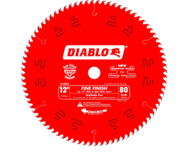 Diablo 12” X 80 Tooth Fine Finish Circular Saw Blade