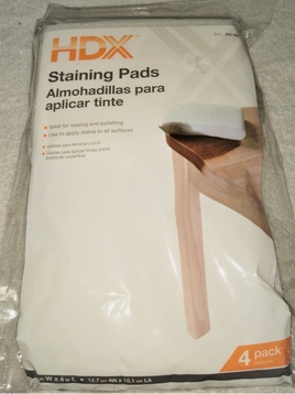 HDX Staining pads 4PK
