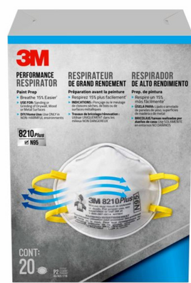 3M Performance Disp Prep Respirator 20PK