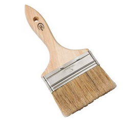 PAINT-FORCE 33040 4" WHITE BRISTLE CHIP BRUSH (SINGLE THICK)
