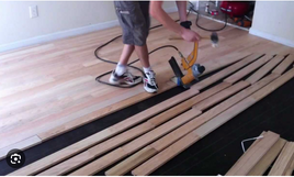 Project Hardwood Flooring Installation Unfinished Nail Down