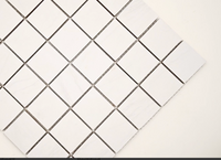 DURBAN WHITE 2 X 2 MATTE MOSAIC.       8pcs/box.   384pcs/crate.   8sqft/box