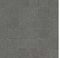 DIMENSIONS CONCRETE 2 X 2 MATTE MOSAIC          11pcs/box.     594pcs/crate.    11sqft/box