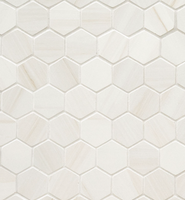 EDEN DOLOMITE 2 X 2 MATTE HEXAGON MOSAIC         8pcs/box.    504/crate.     7.36sqft/box