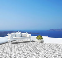 KENZZI AZILA ENCAUSTIC  8 X 8 MATTE TILE.      12pcs/box.  864pcs/crate.   5.16sqft/box