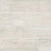 CALDERA BLANCA 8 X 47 MATTE WOOD LOOK TILE.      6pcs/box.    144pcs/crate.     15.66sqft/box