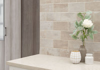 BRICKSTONE CAPELLA IVORY 5 X 10 MATTE BRICK TILE      16pcs/box.   1600/crate.   5.55sqft/box