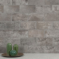 BRICKSTONE TAUPE 5 X 10 MATTE BRICK TILE.    16pcs/box.   1600pcs/crate.  5.52sqft/box