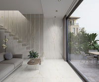 CALACATTA CORRINA 63 X 126 SILK PORCELAIN.   12MM