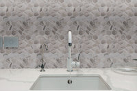 EDEN BARDIGLIO 2 X 2 MATTE HEXAGON MOSAIC         8pcs/box.     504pcs/crate.     7.36sqft/box