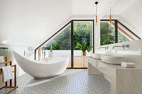 ZARIA ELORA 8 X 8 MATTE ENCAUSTIC TILE       12pcs/box.   864pcs/crate.  5.16sqft/box