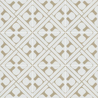 ZARIA ELORA 8 X 8 MATTE ENCAUSTIC TILE       12pcs/box.   864pcs/crate.  5.16sqft/box