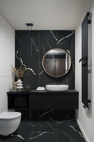 EXOTIKA SOHO NOIR 24 X 48 POLISHED TILE.      2pcs/box    64pcs/crate.   16sqft/box