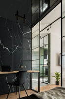 EXOTIKA SOHO NOIR 24 X 48 POLISHED TILE.      2pcs/box    64pcs/crate.   16sqft/box