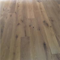 4mm x 10-1/4" x 5/8" European French Oak Rustic Unfinished (SQUARE EDGE) Hardwood Flooring  75% 87" & Balance 2' to 4' 24.63 PB
