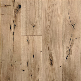 4mm x 10-1/4" x 5/8" European French Oak Rustic Unfinished (SQUARE EDGE) Hardwood Flooring  75% 87" & Balance 2' to 4' 24.63 PB