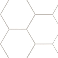 HEXLEY ECRU 9 X 10.5 MATTE HEXAGON TILE  14pcs/box.    840pcs/crate    6.88sqft/box