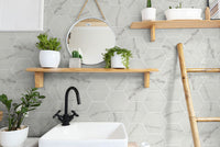 HEXLEY MARBELLO 9 X 10.5 MATTE HEXAGON TILE  14pcs/box.    840pcs/crate    6.88sqft/box