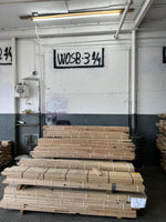 3/4 x 3-1/4 Barefoot White oak  Select Better 15.17 PB / 48 BP / 757 PP Hardwood  Solid Unfinished  In Stock