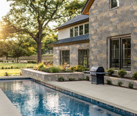 LIVINGSTYLE PEARL 13 X 24 X 2 CM MATTE POOL COPING.       2pcs/box.   128pcs/crate.  4.33sqft/box