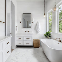 ROMAN STATUARIO 12 X 24 MATTE TILE         8pcs/box.   224pcs/crate.   16sqft/box