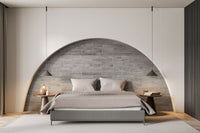 BRICKSTONE TAUPE 2 X 18 MATTE BRICK TILE    32pcs/box.   2112pcs/crate.   8sqft/box