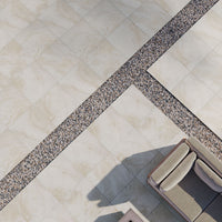 LIVINGSTYLE TRAVERTINO 24 X 24 MATTE PAVER.       4pcs/box.   128pcs/crate.   16sqft/box.