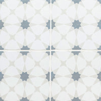 KENZZI ZOUDIA ENCAUSTIC 8 X 8 MATTE TILE           12pcs/box.   864pcs/crate.   5.16sqft/box