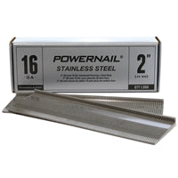 LSS20016 16 Gauge 2 Inch Length Stainless Steel L-Cleat Flooring Nails