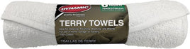 6PK Dynamic  14" x 17" White Terry Towel 00812