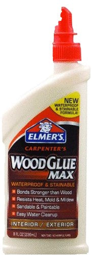 Elmers E7300 8oz Carpenters Wood Glue Max