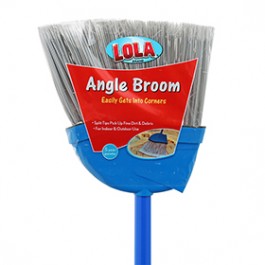 Lola Angle Broom With Dust Pan 01101-0 Inddor & Outdoor