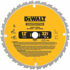 12" Dewallt Saw Blade 32Th