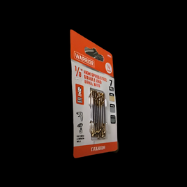 Warrior 1/8'' Drill Bits 7 pc