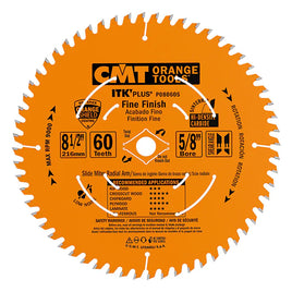 8-1/2" 60th Finish Saw Blade CMT Orange