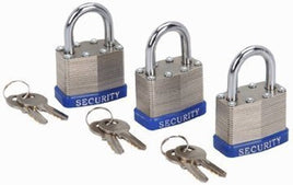 Padlocks 3pc 1-1/2 Security