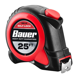 BAUER 25 ft. x 1 in. Self-Locking Tape Measure