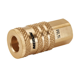 1/4 Female Brass Industrial Coupler