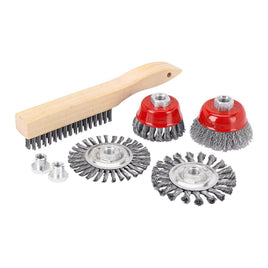 WARRIOR Grinder Brush Kit, 7 Piece