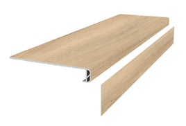 235, Sycamore, Classic Stair Tread w/Riser, V1