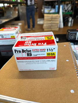 1-1/2 x  PRO Drive Staples 18 GA