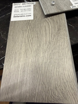 5.5mm x 7'' x 48'' Defaria vinyl Greyhound color 12 mil 24 PB. 1430 PP