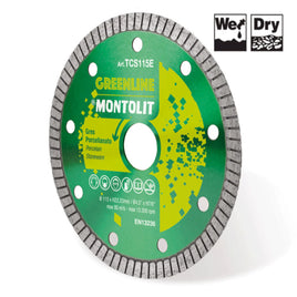 4,5''  Montolit Green Line Turbo Blade