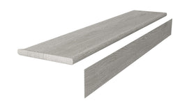 220 Grey Hickory, Premium Stair Treads + Riser, DURAPRO, ROCK-PRO