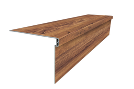 1.7 x  11.8 x 48 Sky Flooring Classic  Vinyl Stair Tread old walnut